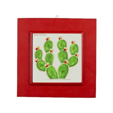 Ceramic Wall Tile Pricly Pear Folk PI297FC Ceramic Wall Tile Pricly Pear Folk PI297FC